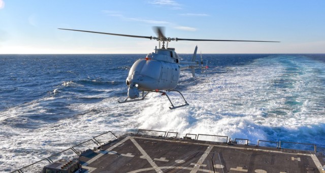 MQ-8C landing