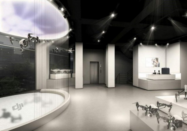 The store's 'flight cage area'