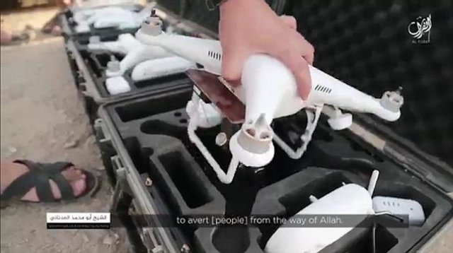 Al-Qaeda fighters in Syria recently showed off their drones in a propaganda film   
