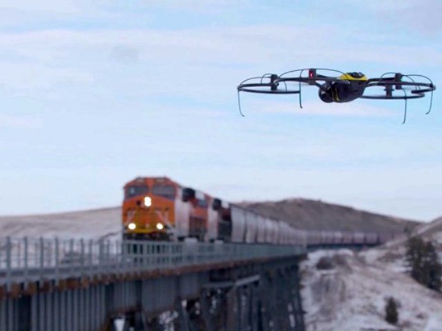Burlington Northern Santa Fe railroad became part of the Federal Aviation Administration's Pathfinder Program in creating a frame work for the commercial use of drones. (Photo: BNSF) 