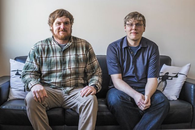 SIC CEO Dan Bosch (left) and Software Engineer, Alex Michel. Jonathan House - Portland Tribune Photos