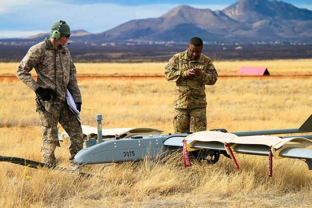 JBLM Soldiers conduct UAS training for readiness-level progression at Fort Huachuca - Source: Fort Huachuca Public Affairs