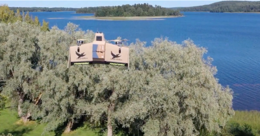 uasvision.com - The Editor - Finland Trials Drone Newspaper Delivery to Lake Island Residents